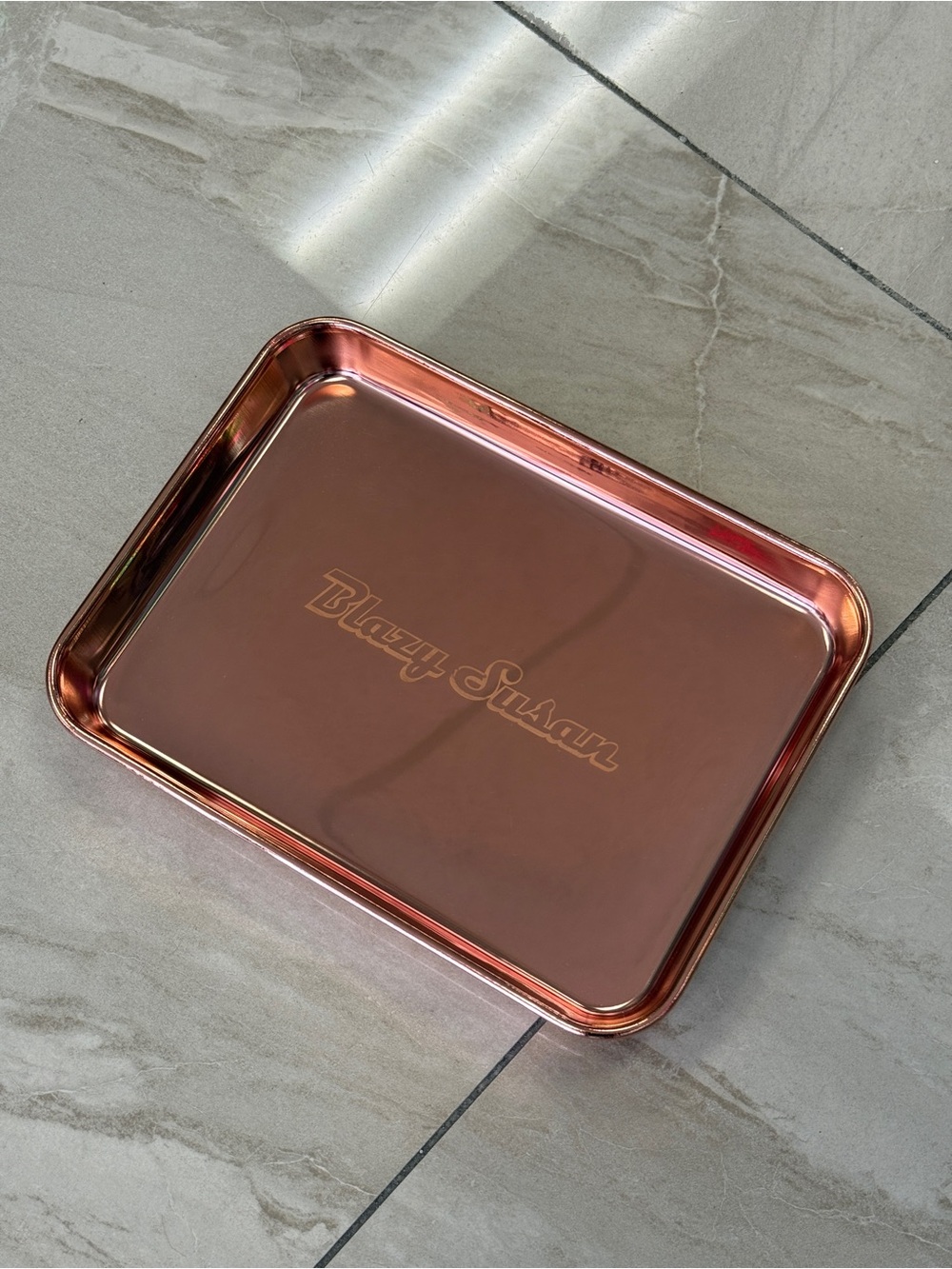 Blazy Susan Tray - Rose Gold